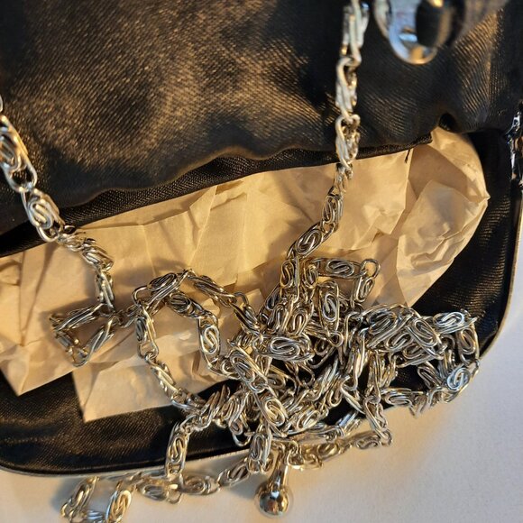 Brand New Elegant Black Evening Purse - Picture 4 of 4